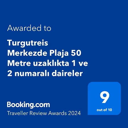 Bodrum-turgutreis Merkezde Plaja 50 Metre Uzaklıkta 1 Ve 2 Numaralı Daireler Daire Bodrum